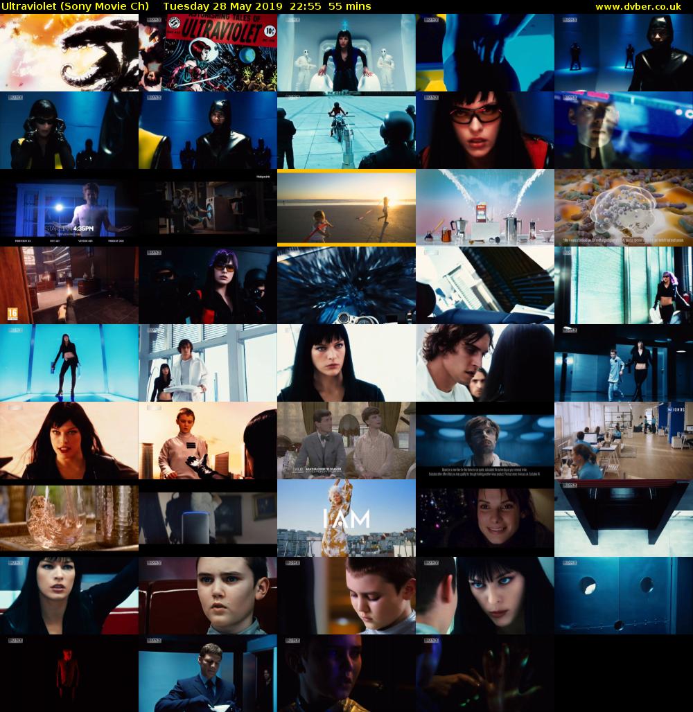 Ultraviolet (Sony Movie Ch) Tuesday 28 May 2019 22:55 - 23:50