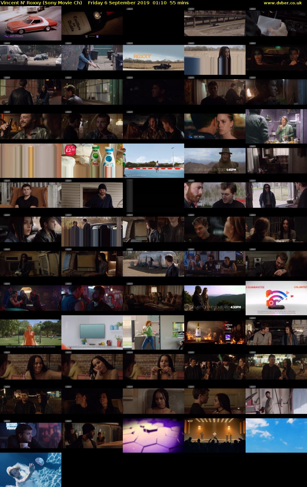 Vincent N' Roxxy (Sony Movie Ch) Friday 6 September 2019 01:10 - 02:05