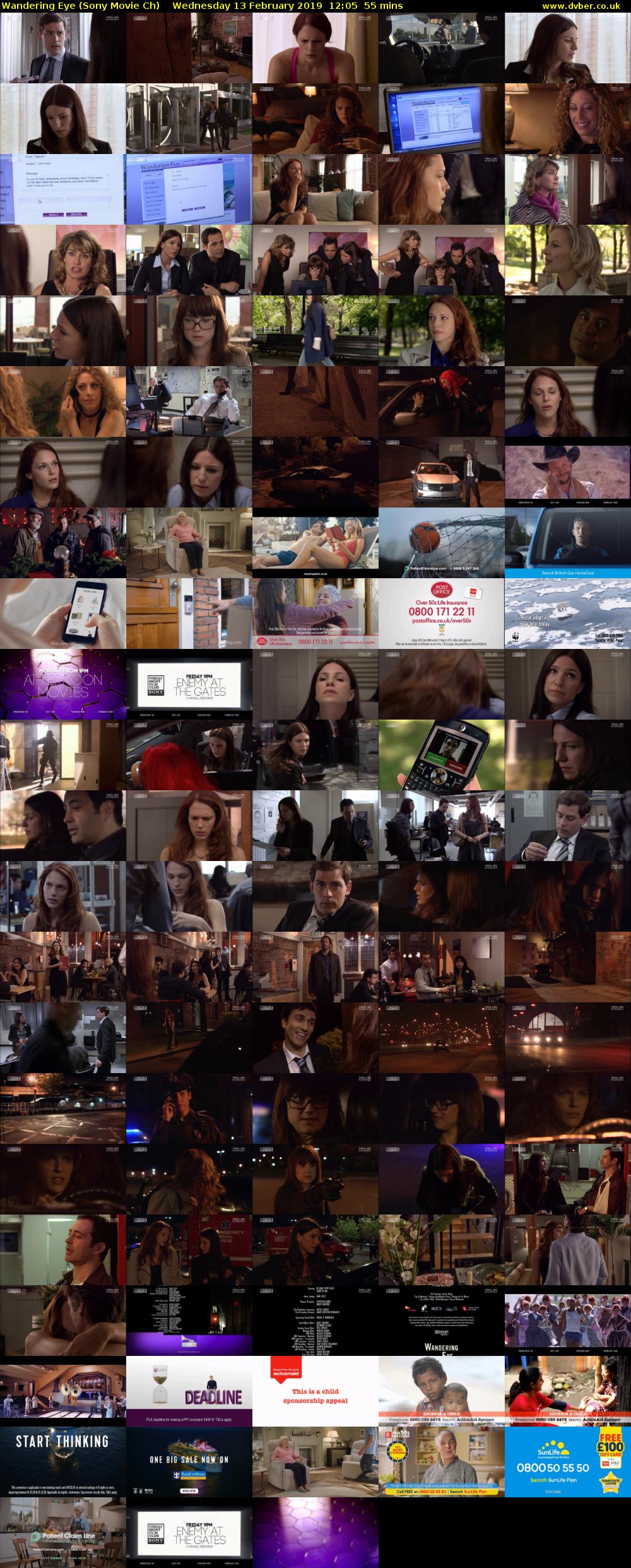 Wandering Eye (Sony Movie Ch) Wednesday 13 February 2019 12:05 - 13:00