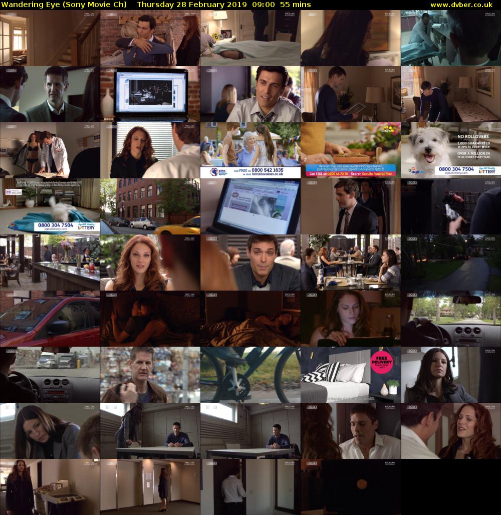 Wandering Eye (Sony Movie Ch) Thursday 28 February 2019 09:00 - 09:55
