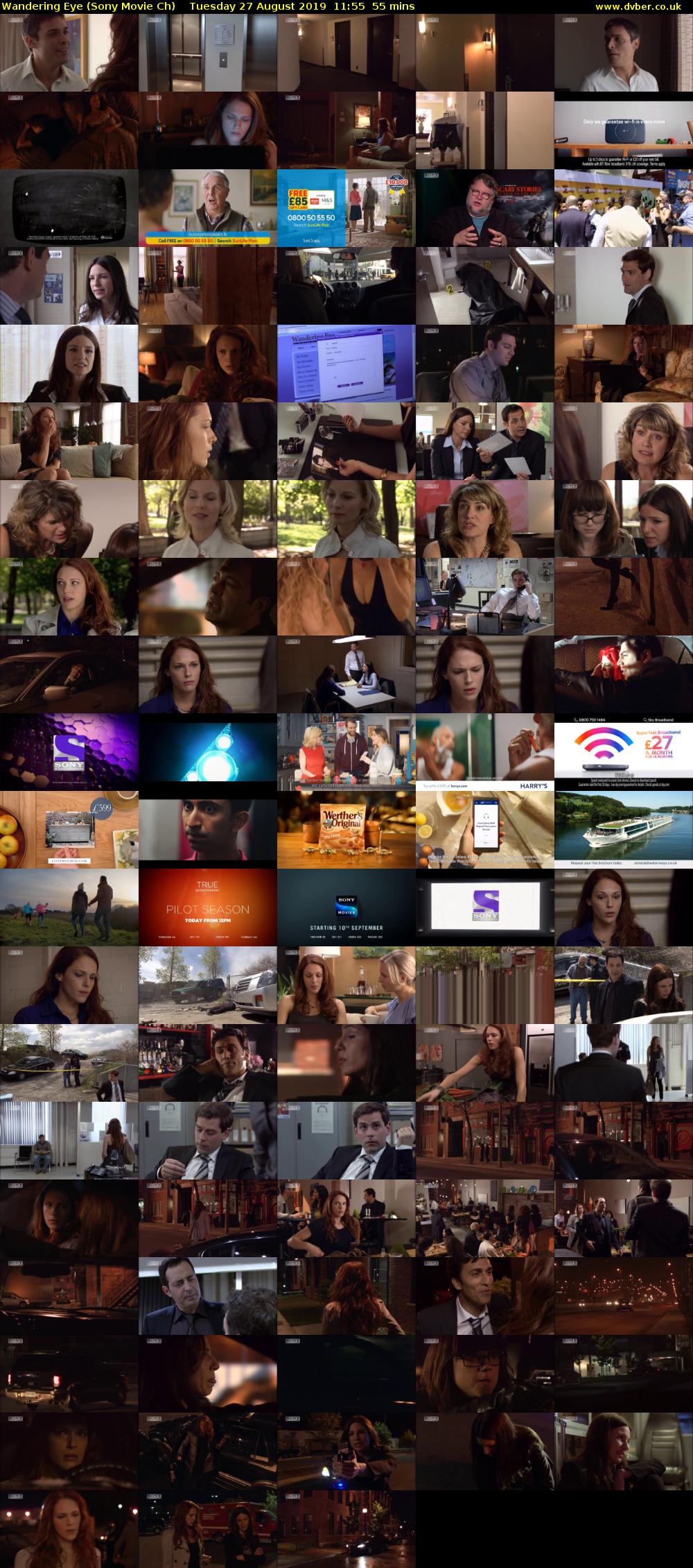 Wandering Eye (Sony Movie Ch) Tuesday 27 August 2019 11:55 - 12:50