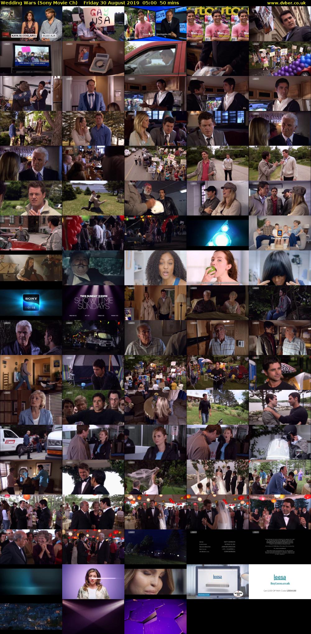 Wedding Wars (Sony Movie Ch) Friday 30 August 2019 05:00 - 05:50