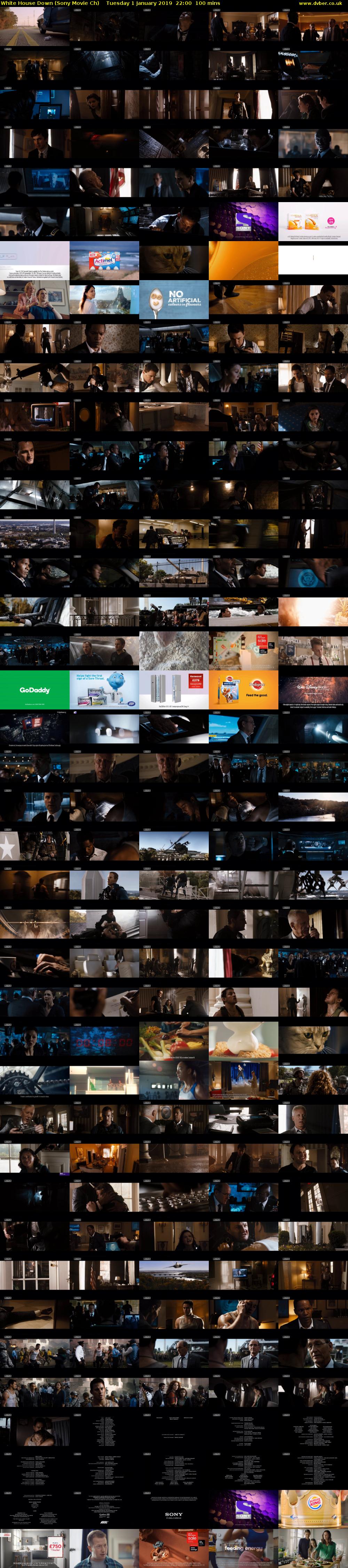 White House Down (Sony Movie Ch) Tuesday 1 January 2019 22:00 - 23:40