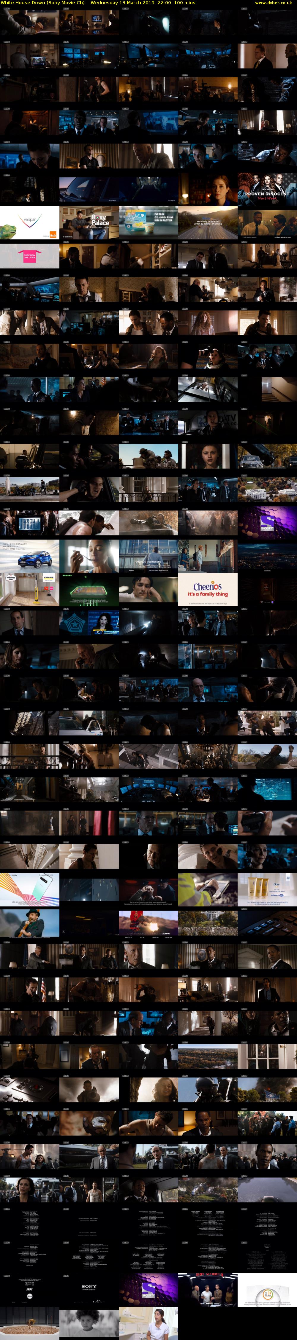 White House Down (Sony Movie Ch) Wednesday 13 March 2019 22:00 - 23:40