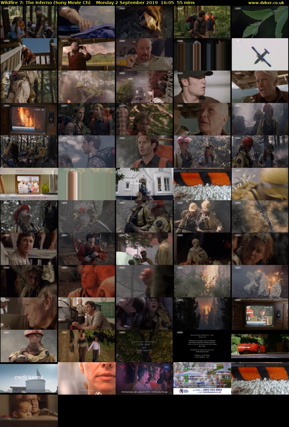 Wildfire 7: The Inferno (Sony Movie Ch) Monday 2 September 2019 16:05 - 17:00