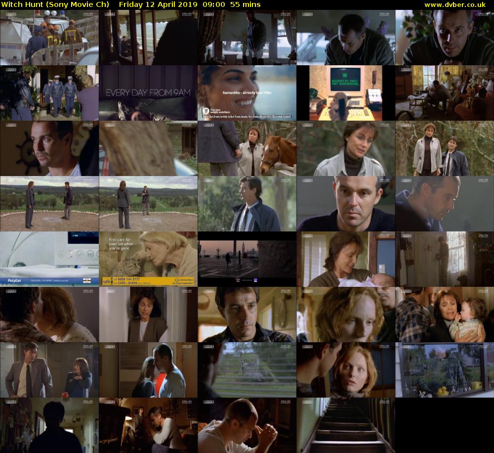 Witch Hunt (Sony Movie Ch) Friday 12 April 2019 09:00 - 09:55
