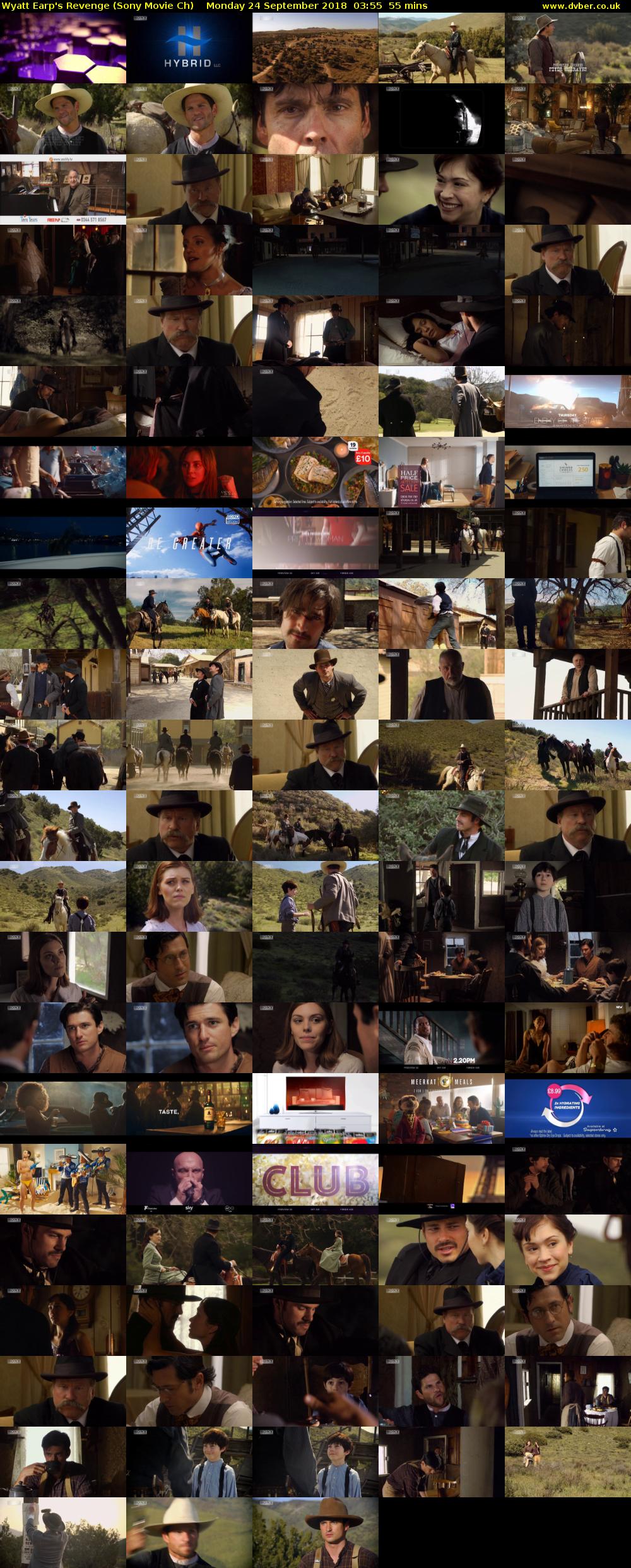 Wyatt Earp's Revenge (Sony Movie Ch) Monday 24 September 2018 03:55 - 04:50