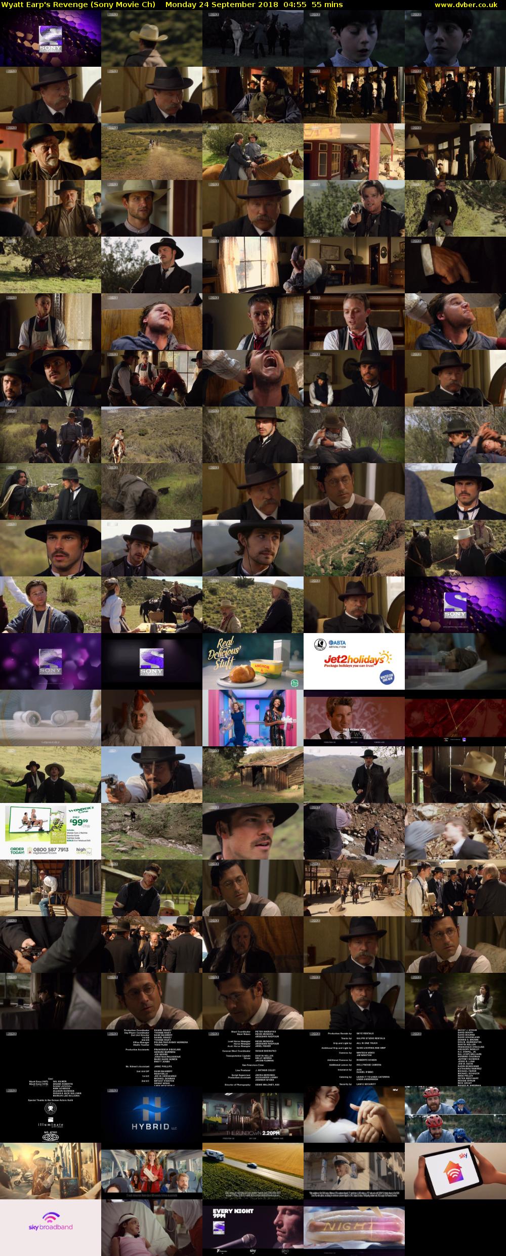 Wyatt Earp's Revenge (Sony Movie Ch) Monday 24 September 2018 04:55 - 05:50