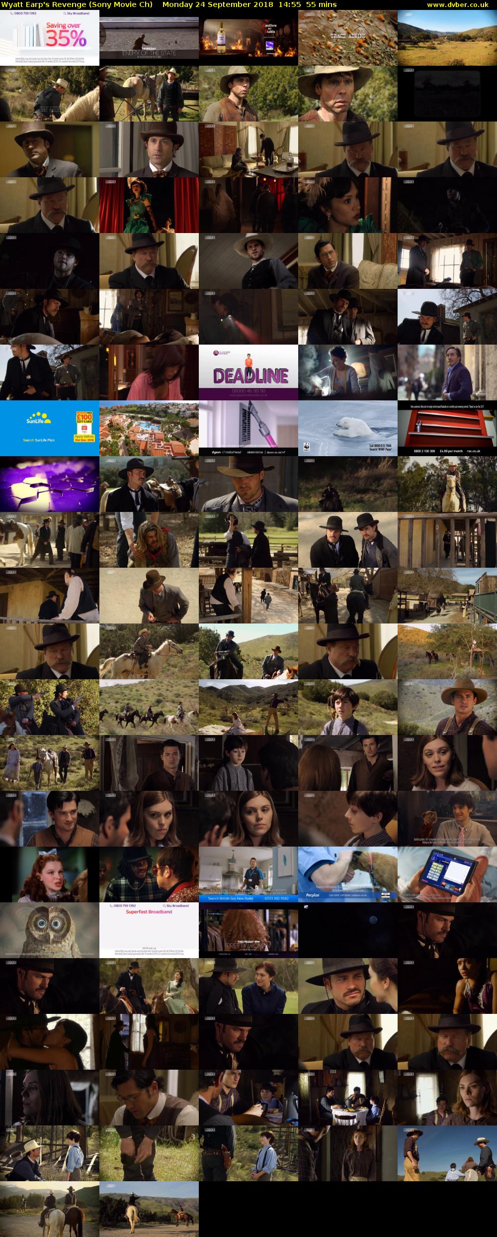 Wyatt Earp's Revenge (Sony Movie Ch) Monday 24 September 2018 14:55 - 15:50
