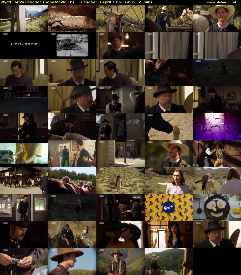 Wyatt Earp's Revenge (Sony Movie Ch) Tuesday 30 April 2019 19:05 - 20:00