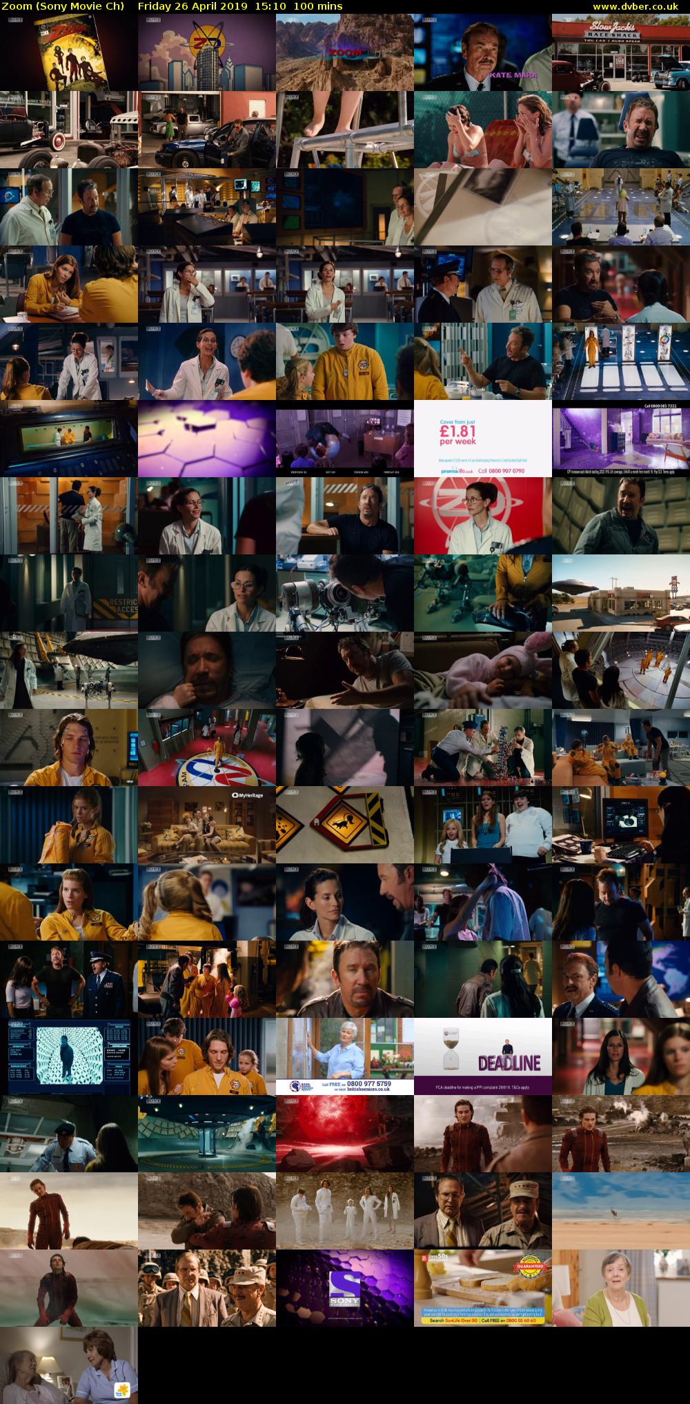 Zoom (Sony Movie Ch) Friday 26 April 2019 15:10 - 16:50
