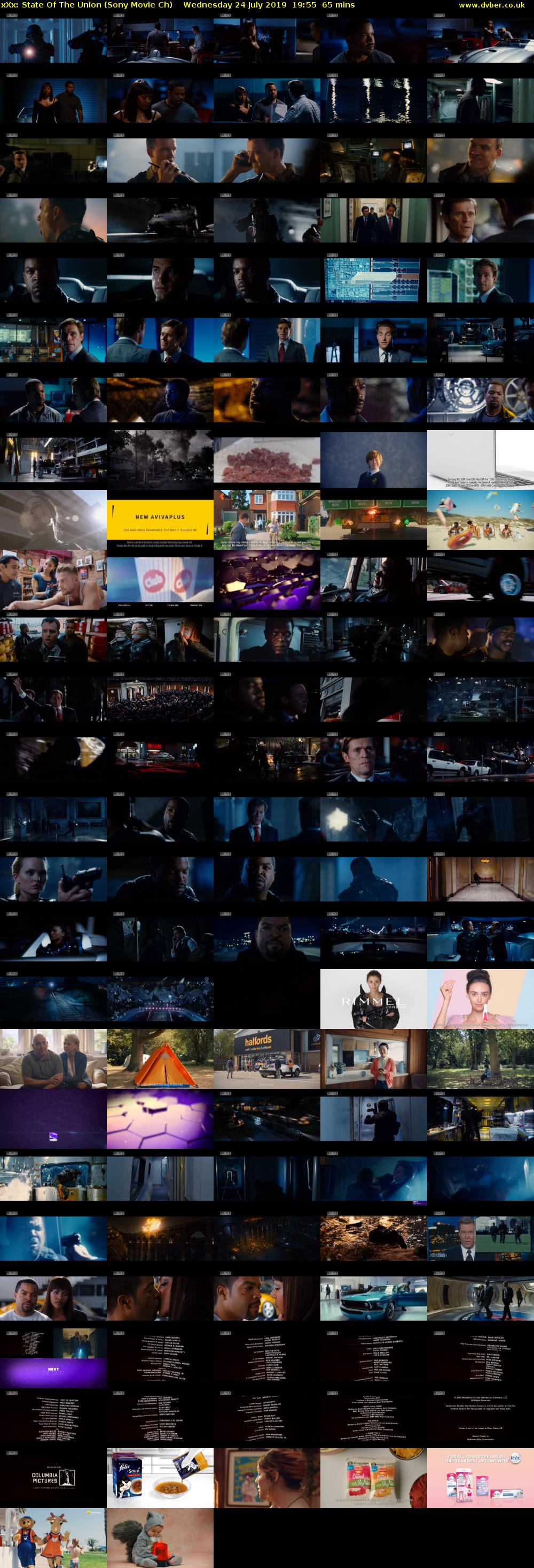 xXx: State Of The Union (Sony Movie Ch) Wednesday 24 July 2019 19:55 - 21:00