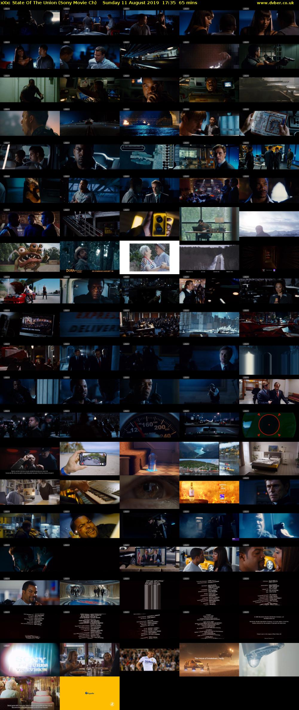 xXx: State Of The Union (Sony Movie Ch) Sunday 11 August 2019 17:35 - 18:40