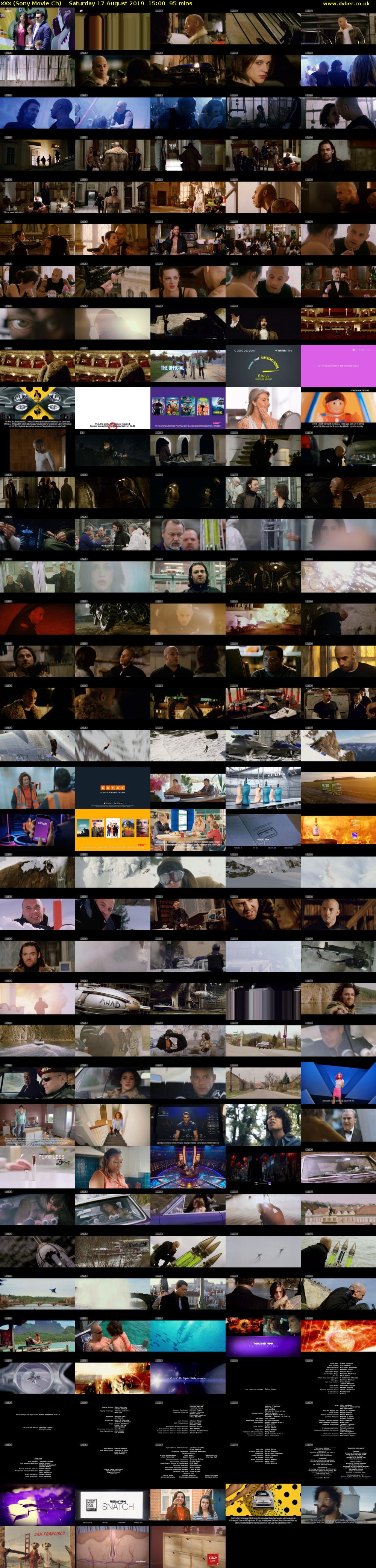 xXx (Sony Movie Ch) Saturday 17 August 2019 15:00 - 16:35