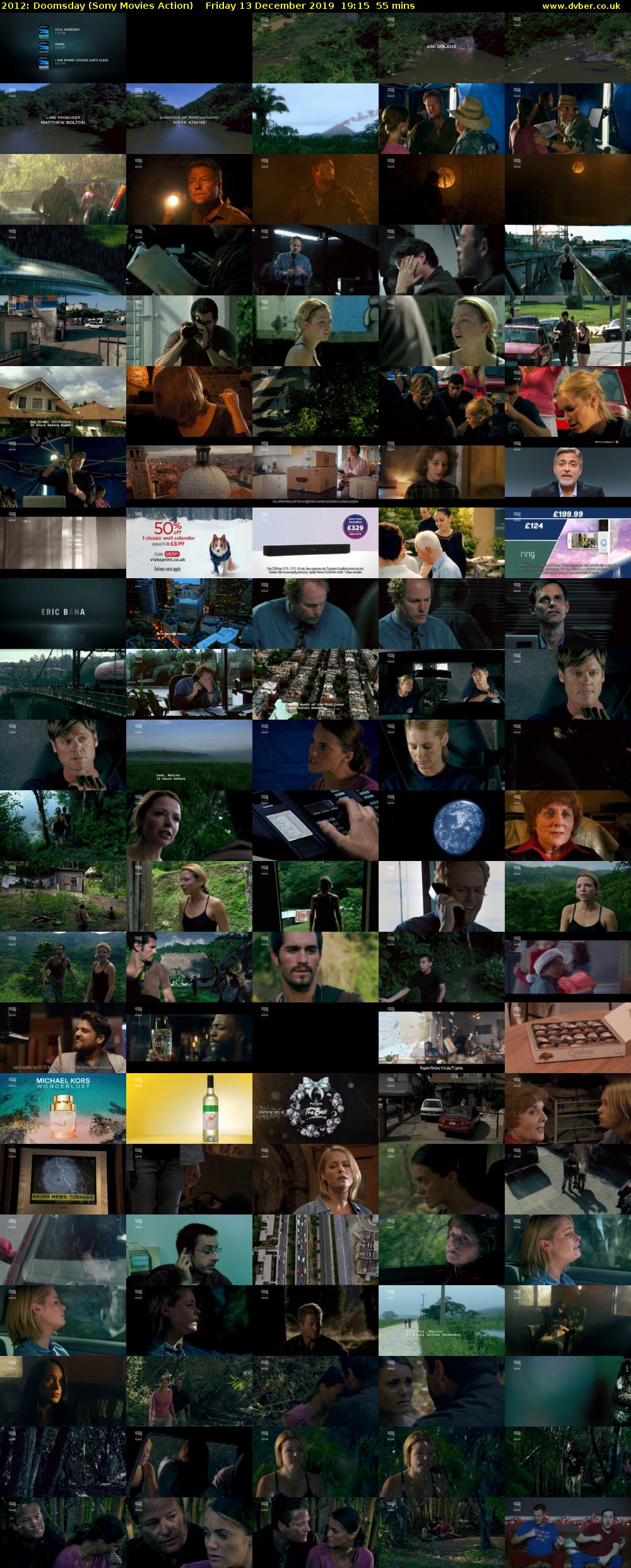 2012: Doomsday (Sony Movies Action) Friday 13 December 2019 19:15 - 20:10