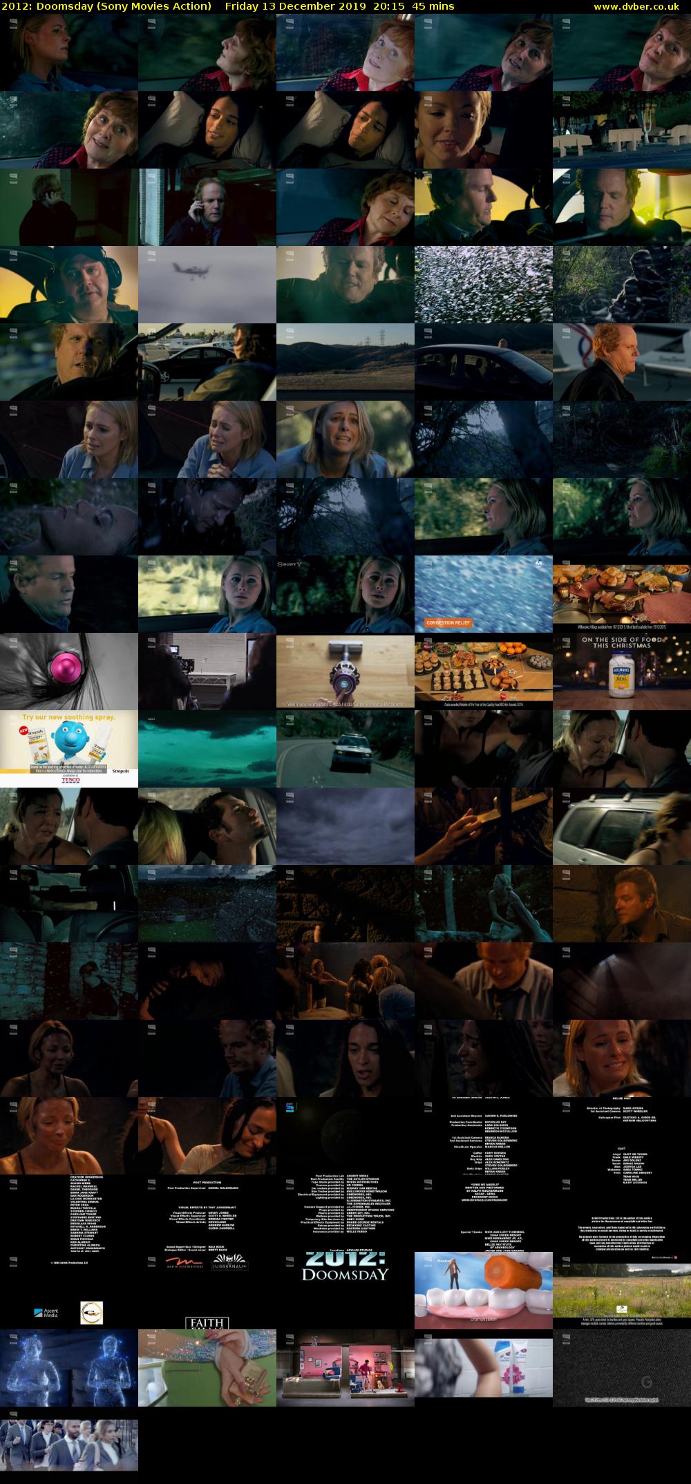 2012: Doomsday (Sony Movies Action) Friday 13 December 2019 20:15 - 21:00