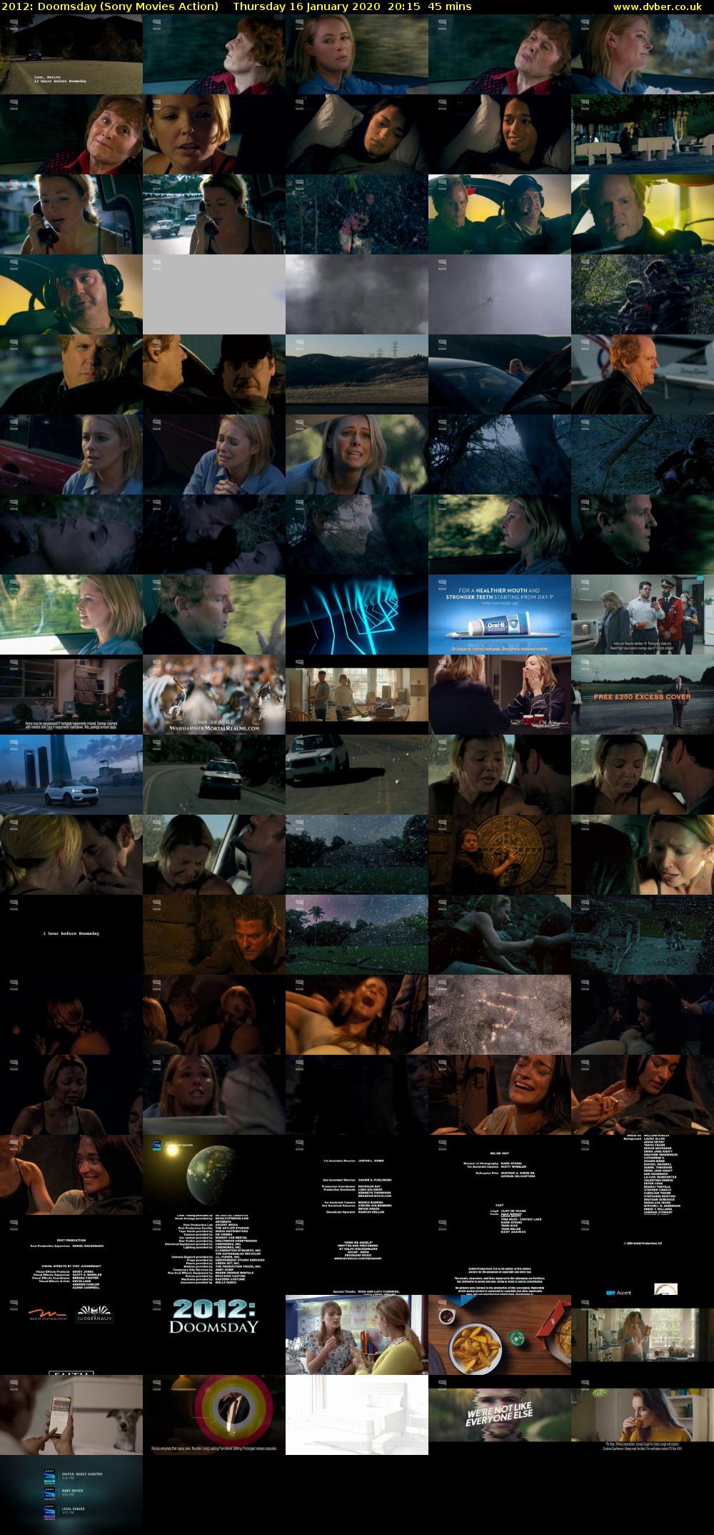 2012: Doomsday (Sony Movies Action) Thursday 16 January 2020 20:15 - 21:00