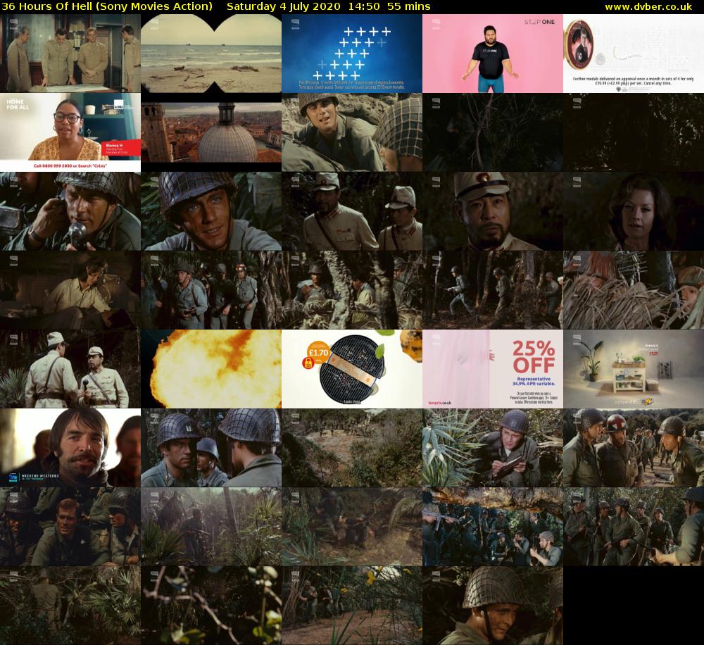 36 Hours Of Hell (Sony Movies Action) Saturday 4 July 2020 14:50 - 15:45