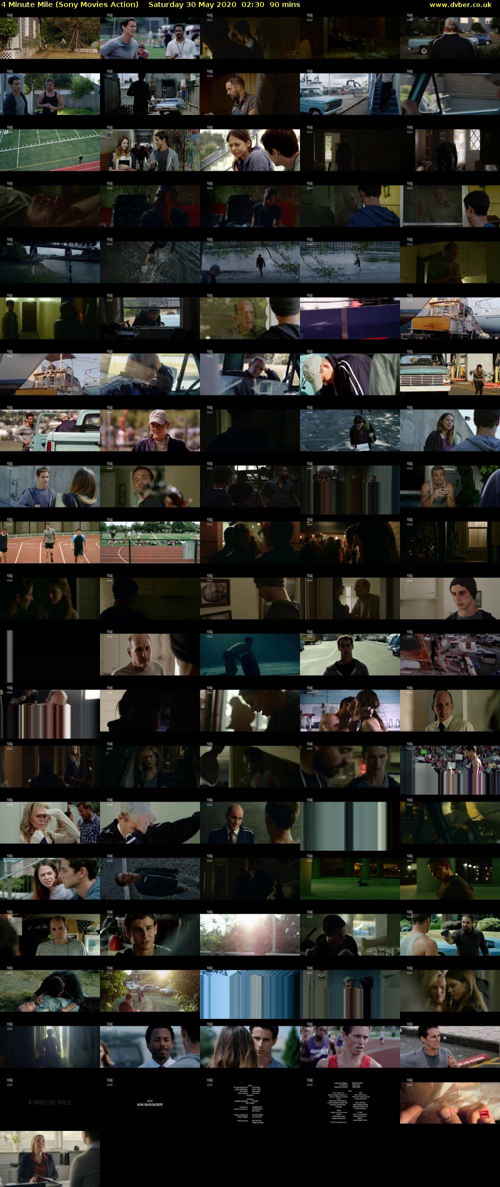 4 Minute Mile (Sony Movies Action) Saturday 30 May 2020 02:30 - 04:00