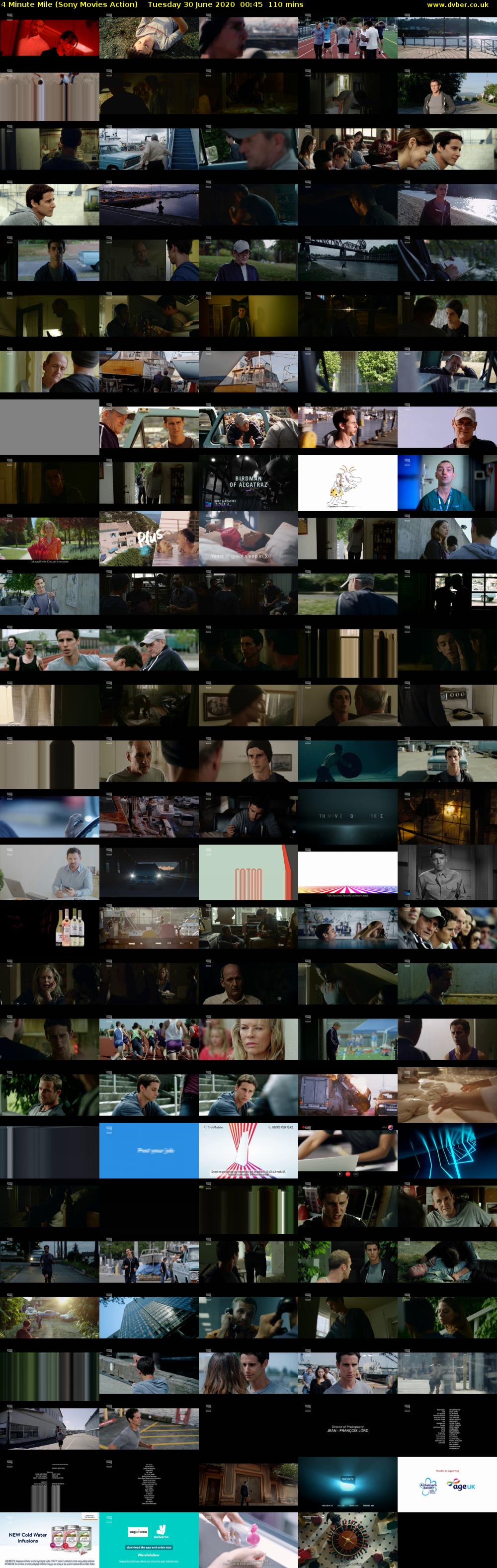 4 Minute Mile (Sony Movies Action) Tuesday 30 June 2020 00:45 - 02:35
