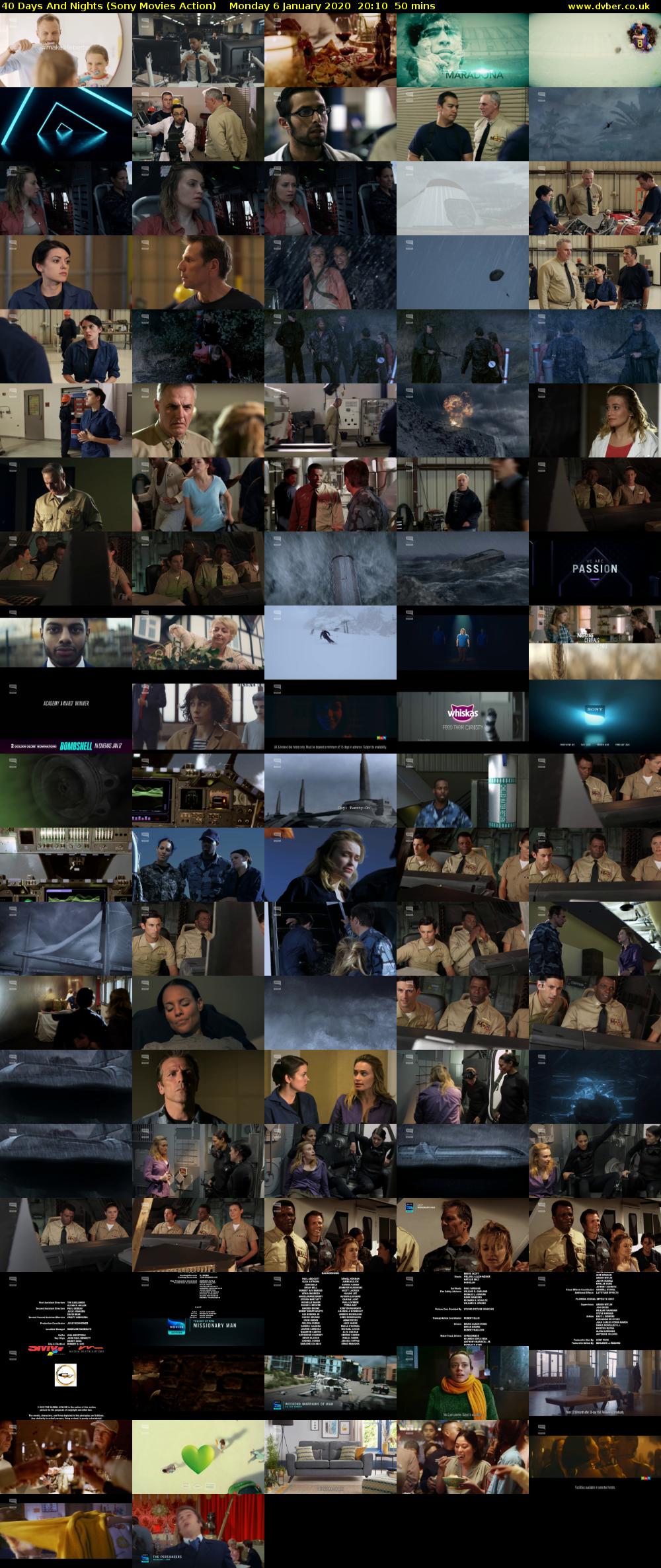 40 Days And Nights (Sony Movies Action) Monday 6 January 2020 20:10 - 21:00