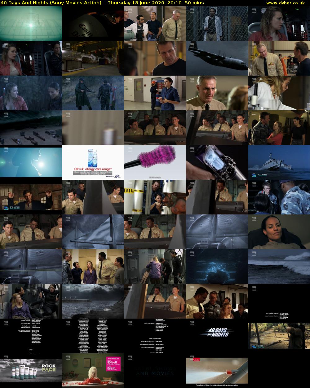40 Days And Nights (Sony Movies Action) Thursday 18 June 2020 20:10 - 21:00