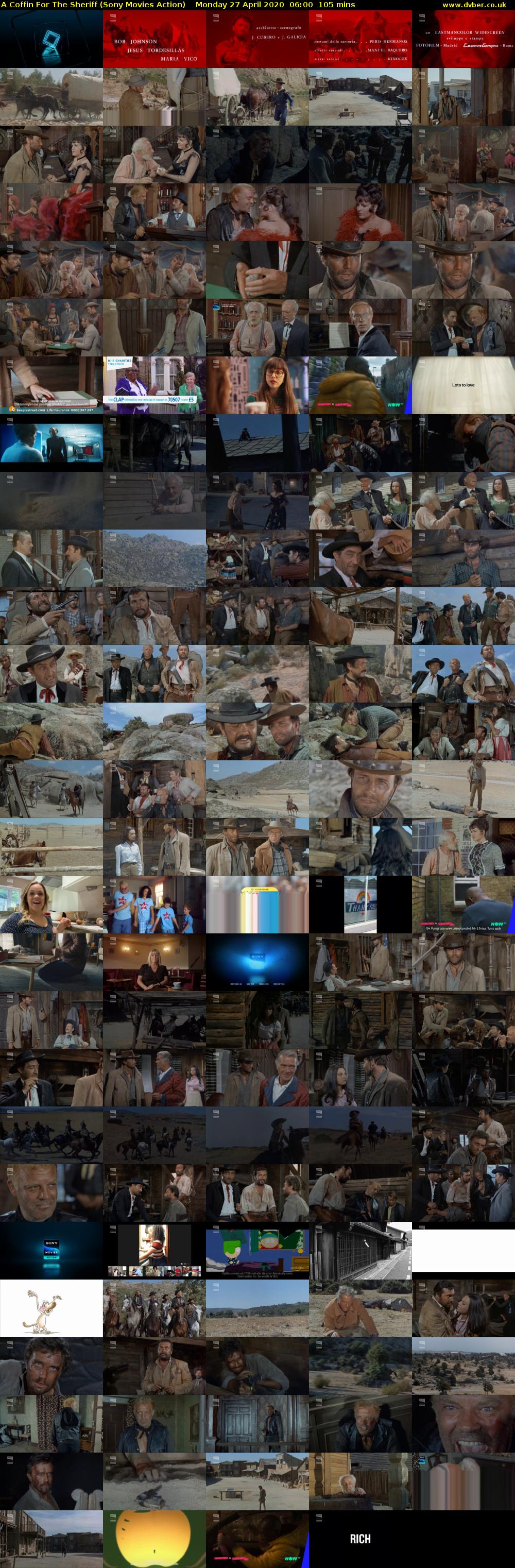 A Coffin For The Sheriff (Sony Movies Action) Monday 27 April 2020 06:00 - 07:45