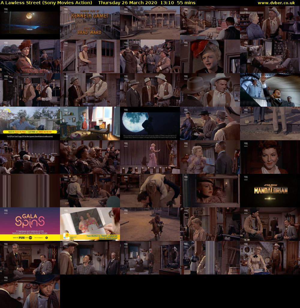 A Lawless Street (Sony Movies Action) Thursday 26 March 2020 13:10 - 14:05