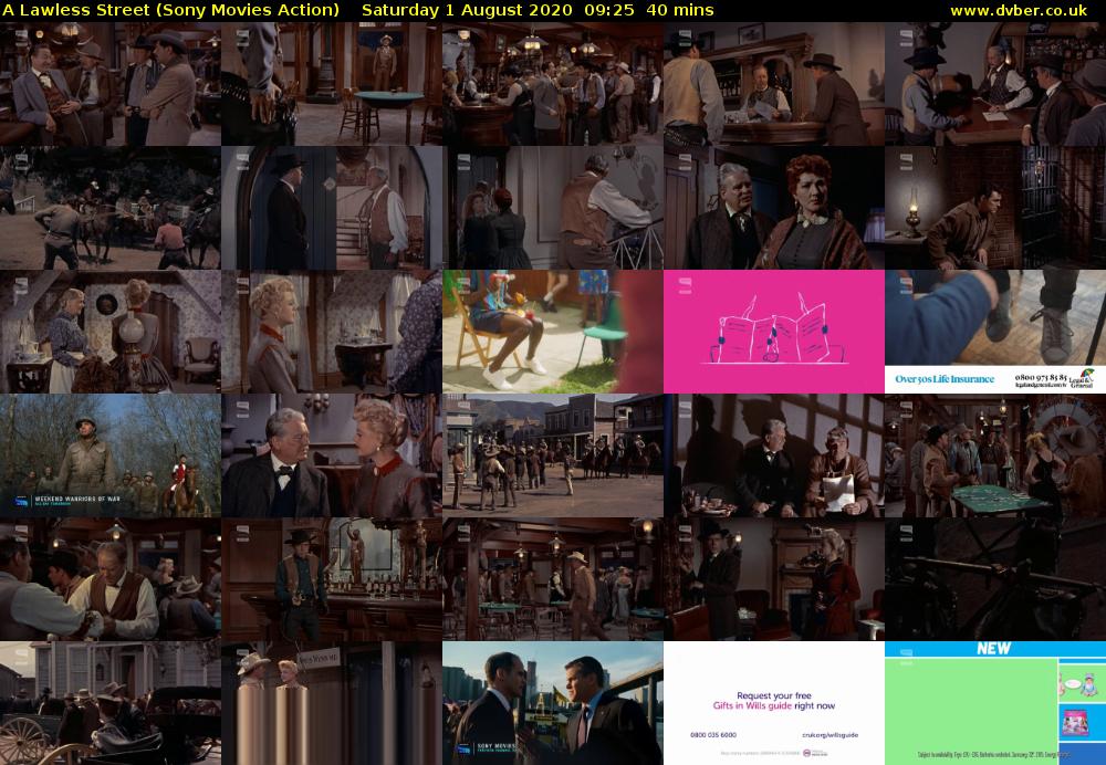 A Lawless Street (Sony Movies Action) Saturday 1 August 2020 09:25 - 10:05