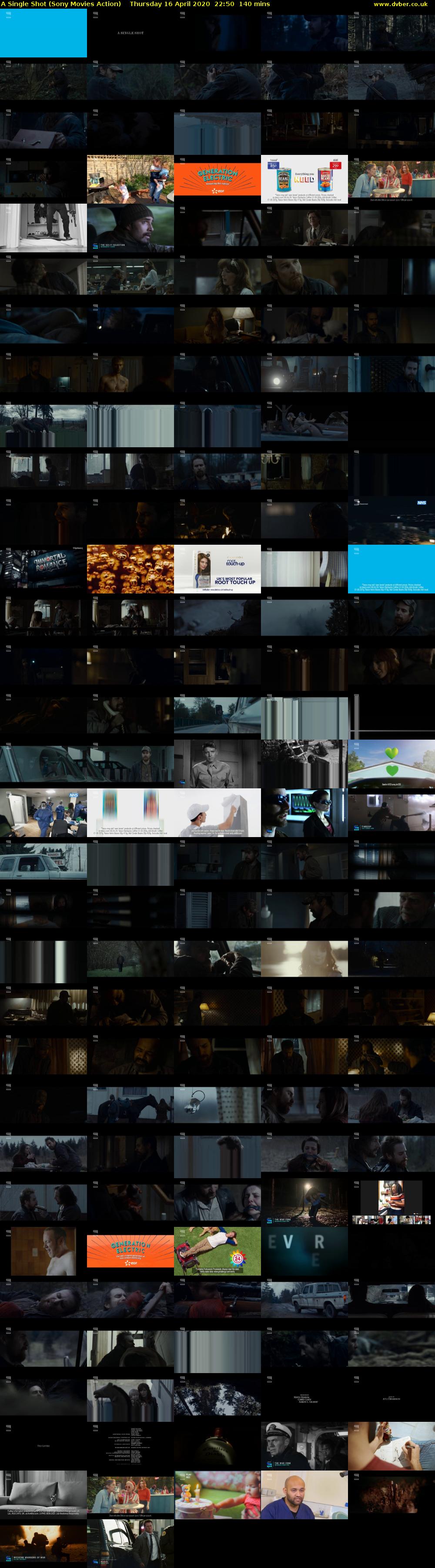A Single Shot (Sony Movies Action) Thursday 16 April 2020 22:50 - 01:10