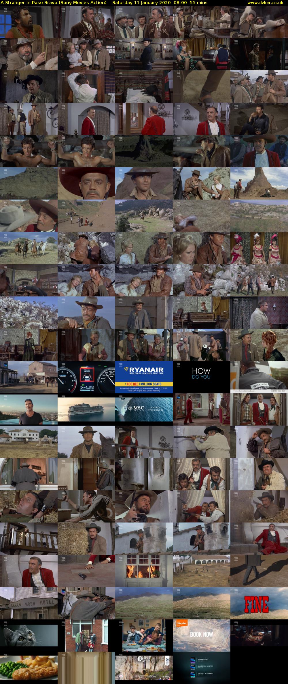 A Stranger In Paso Bravo (Sony Movies Action) Saturday 11 January 2020 08:00 - 08:55