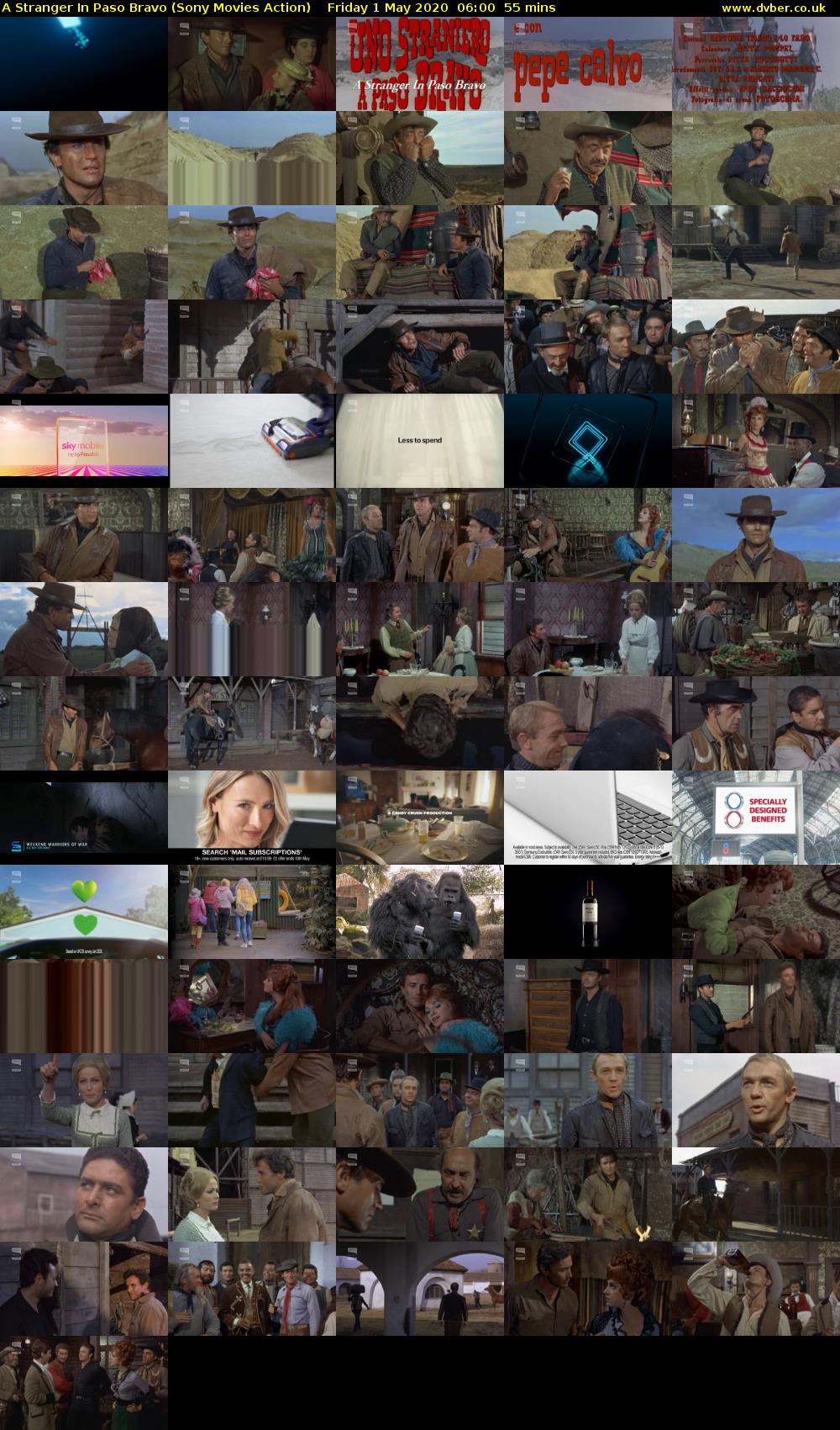 A Stranger In Paso Bravo (Sony Movies Action) Friday 1 May 2020 06:00 - 06:55