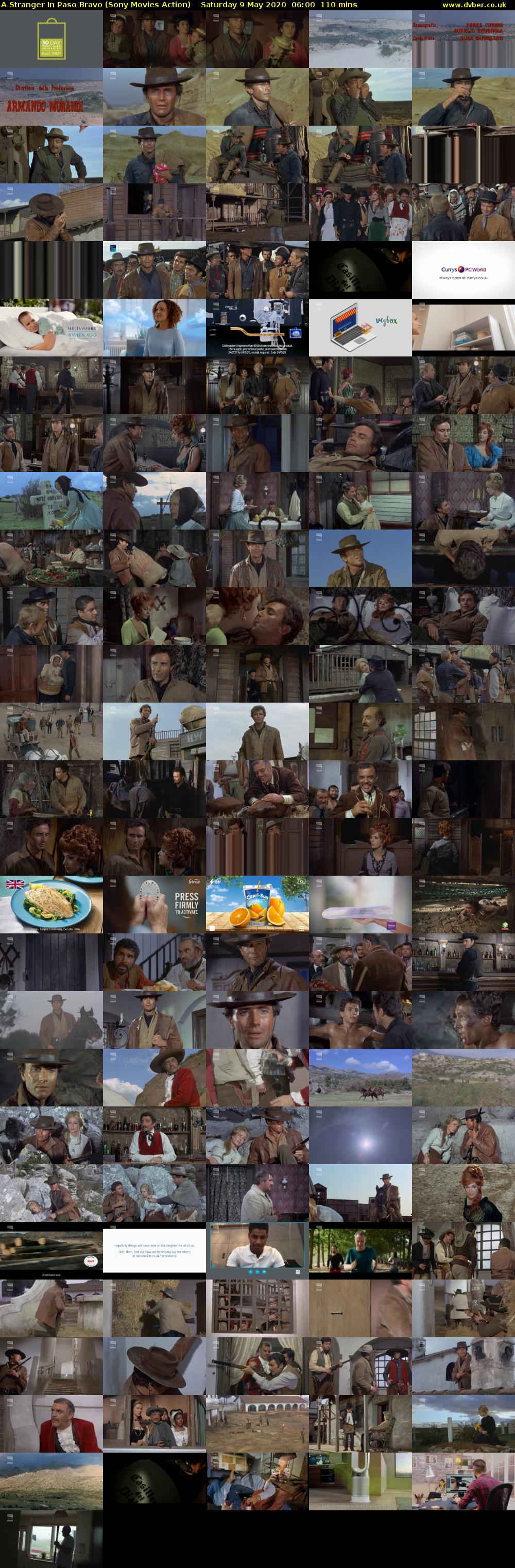 A Stranger In Paso Bravo (Sony Movies Action) Saturday 9 May 2020 06:00 - 07:50