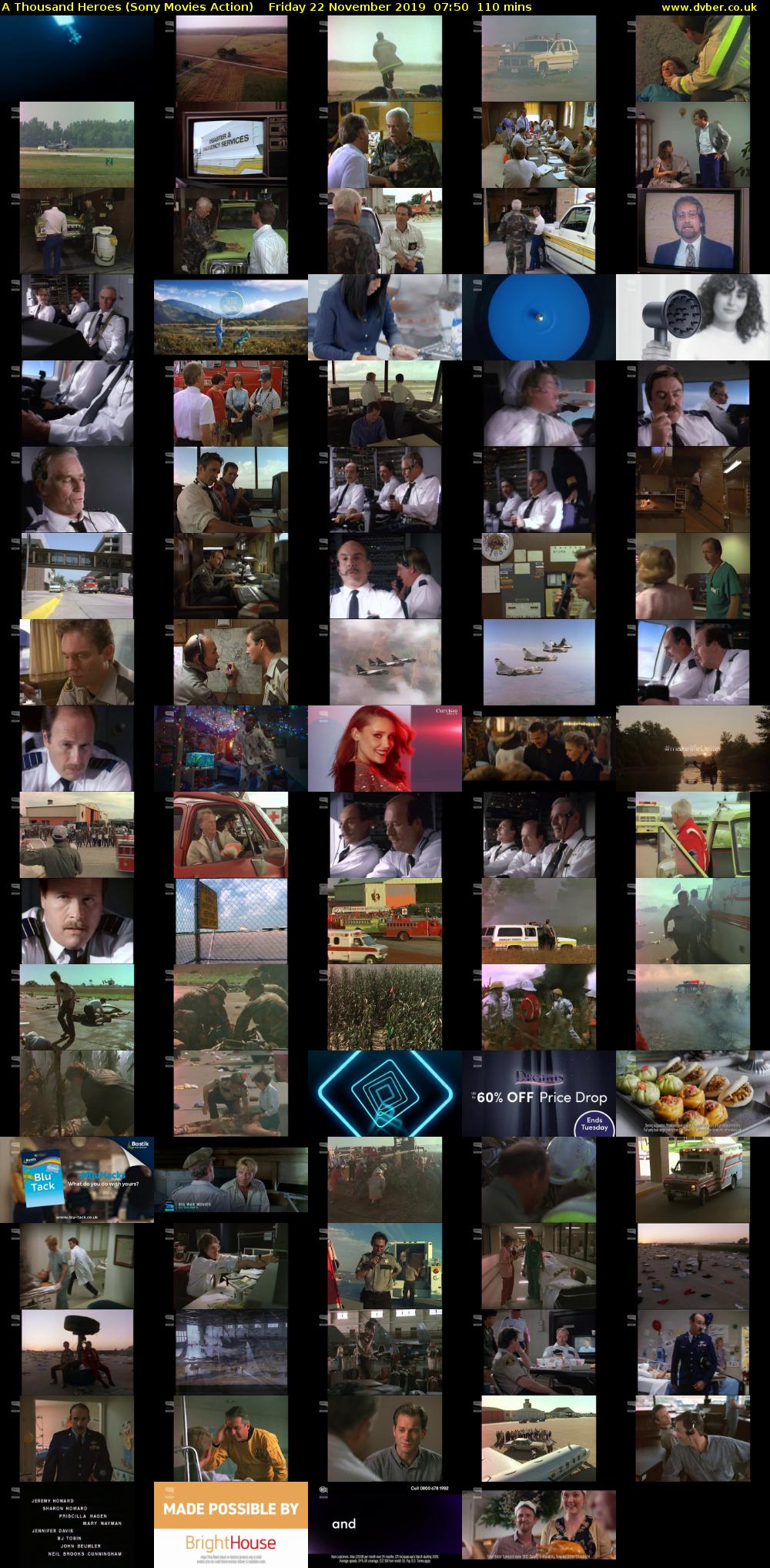 A Thousand Heroes (Sony Movies Action) Friday 22 November 2019 07:50 - 09:40