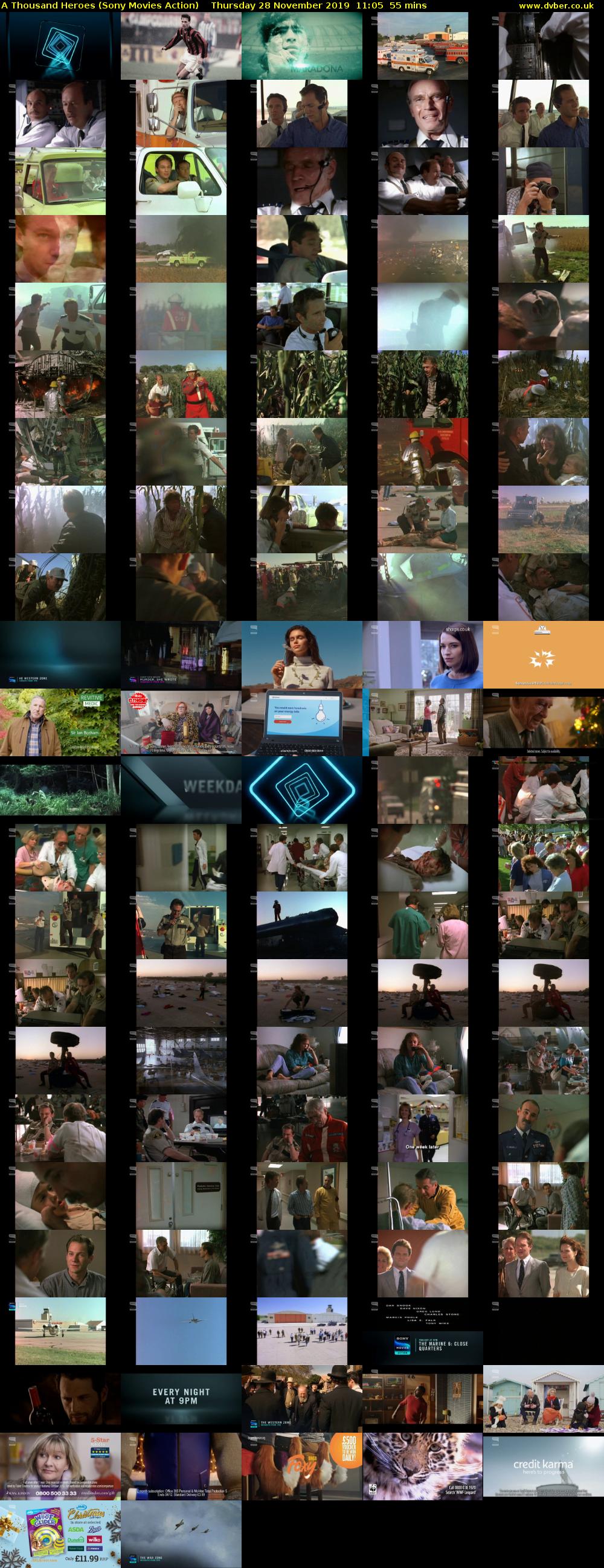 A Thousand Heroes (Sony Movies Action) Thursday 28 November 2019 11:05 - 12:00