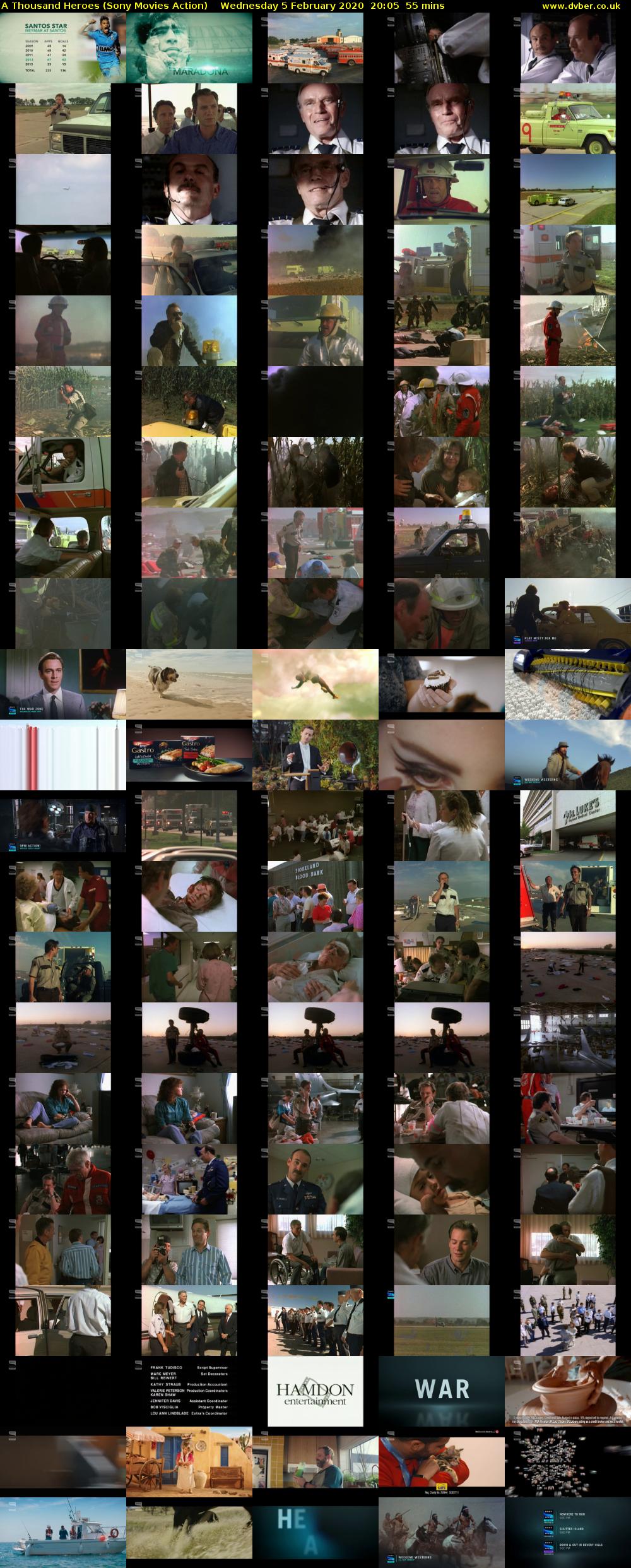 A Thousand Heroes (Sony Movies Action) Wednesday 5 February 2020 20:05 - 21:00