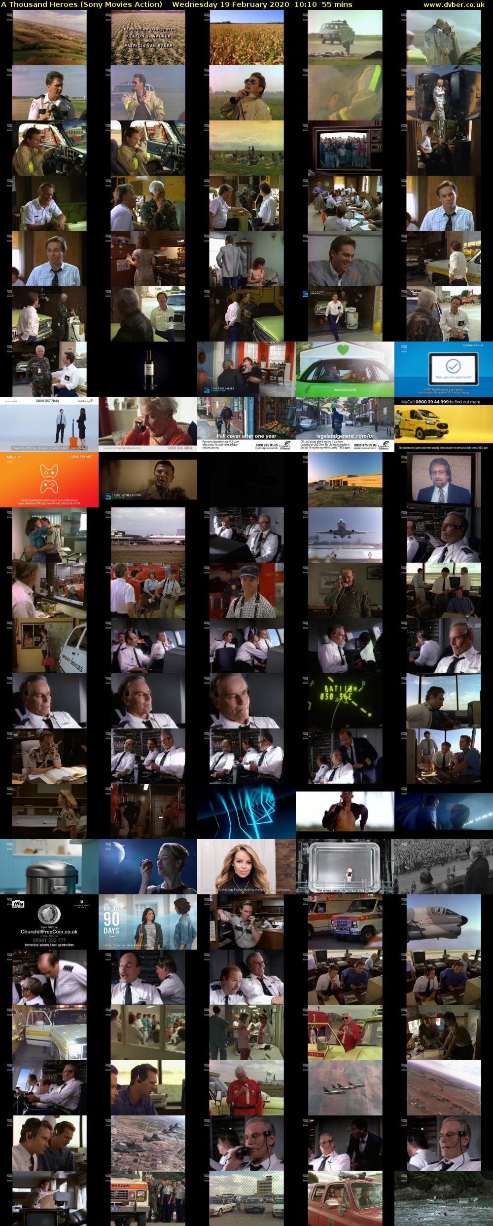 A Thousand Heroes (Sony Movies Action) Wednesday 19 February 2020 10:10 - 11:05