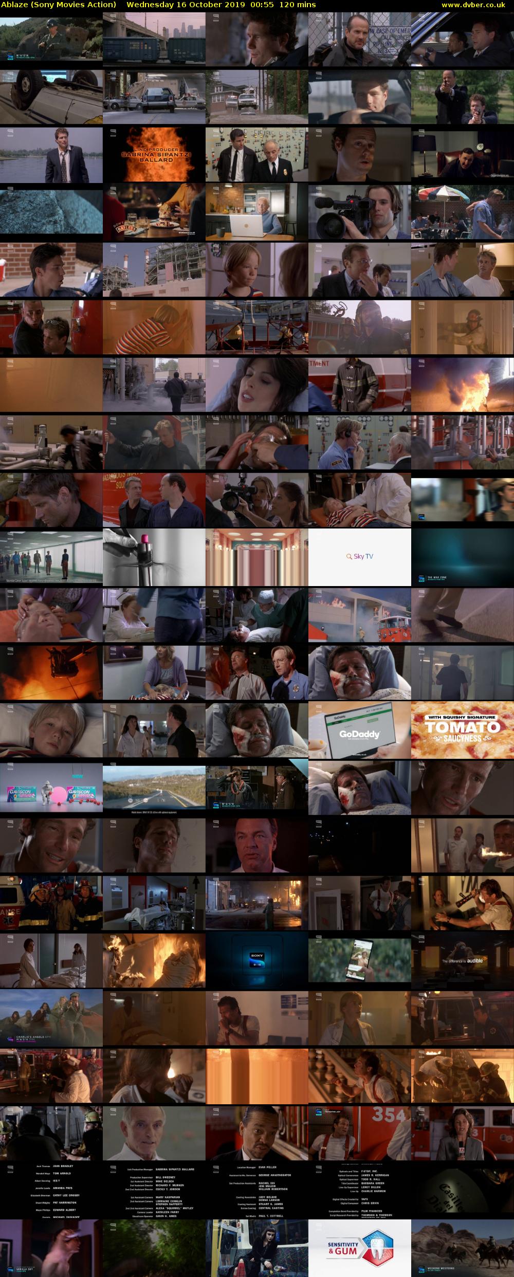 Ablaze (Sony Movies Action) Wednesday 16 October 2019 00:55 - 02:55