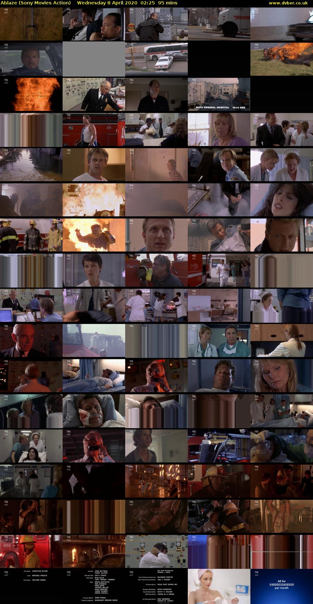 Ablaze (Sony Movies Action) Wednesday 8 April 2020 02:25 - 04:00