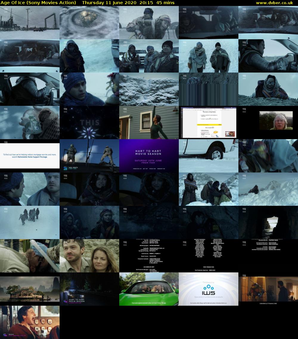 Age Of Ice (Sony Movies Action) Thursday 11 June 2020 20:15 - 21:00
