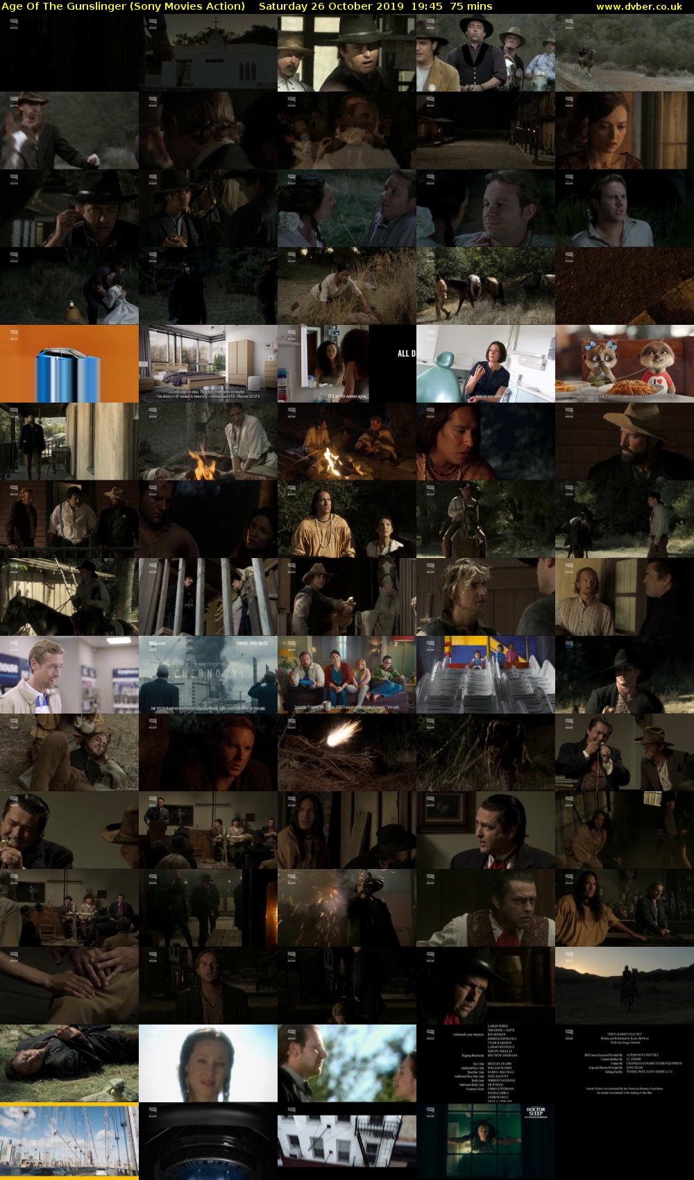 Age Of The Gunslinger (Sony Movies Action) Saturday 26 October 2019 19:45 - 21:00