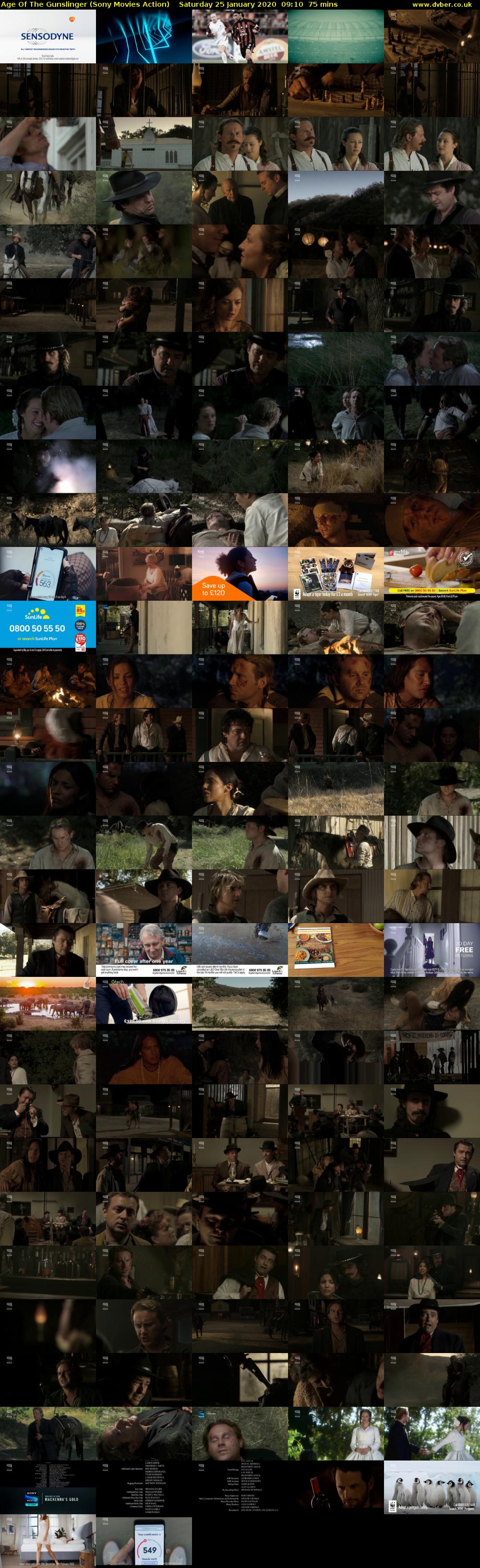 Age Of The Gunslinger (Sony Movies Action) Saturday 25 January 2020 09:10 - 10:25