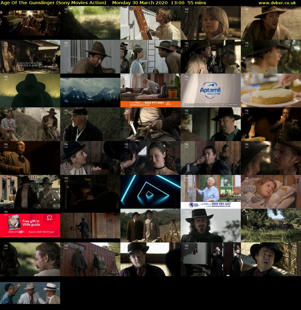 Age Of The Gunslinger (Sony Movies Action) Monday 30 March 2020 13:00 - 13:55