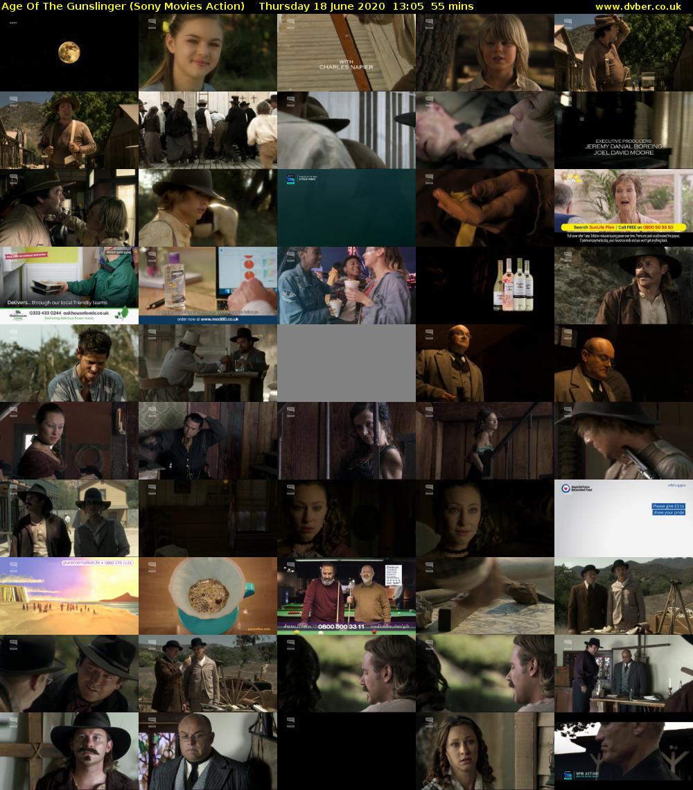 Age Of The Gunslinger (Sony Movies Action) Thursday 18 June 2020 13:05 - 14:00