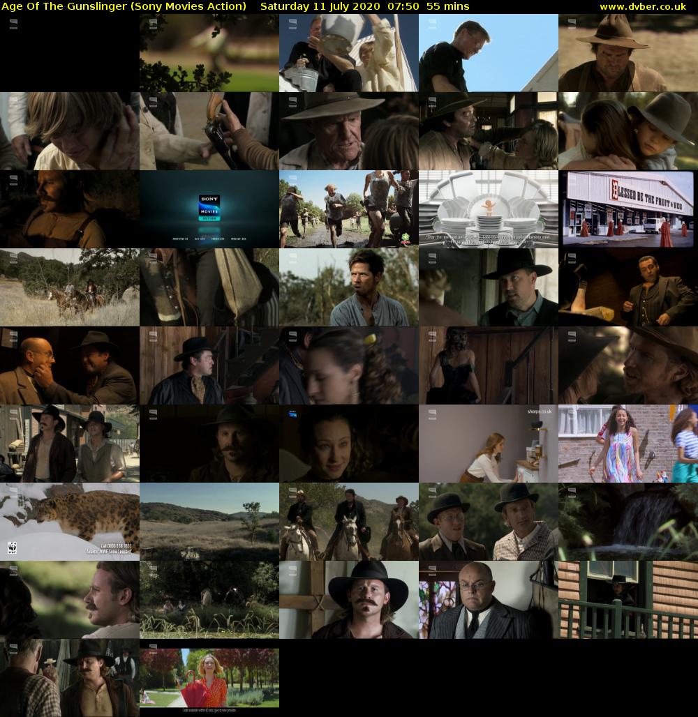 Age Of The Gunslinger (Sony Movies Action) Saturday 11 July 2020 07:50 - 08:45
