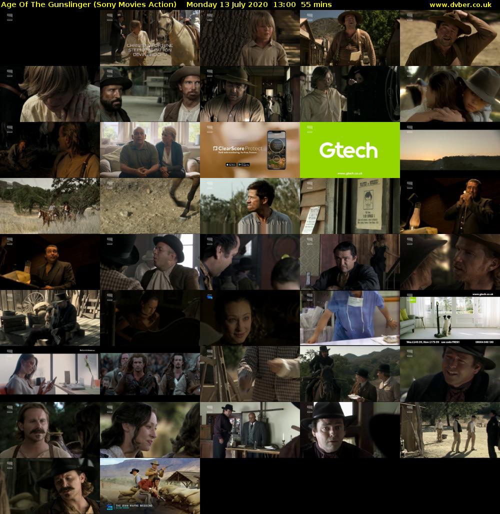 Age Of The Gunslinger (Sony Movies Action) Monday 13 July 2020 13:00 - 13:55