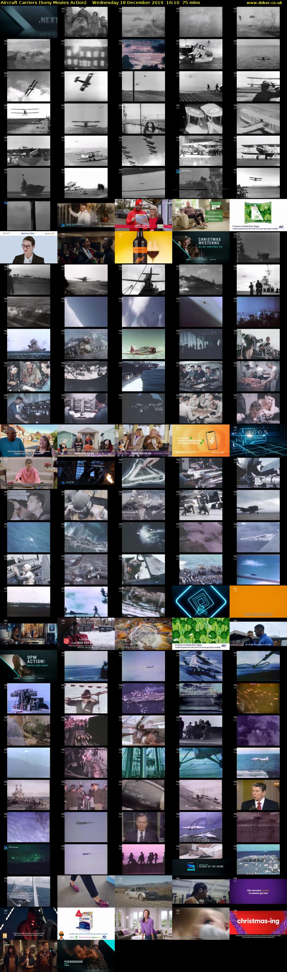 Aircraft Carriers (Sony Movies Action) Wednesday 18 December 2019 16:10 - 17:25