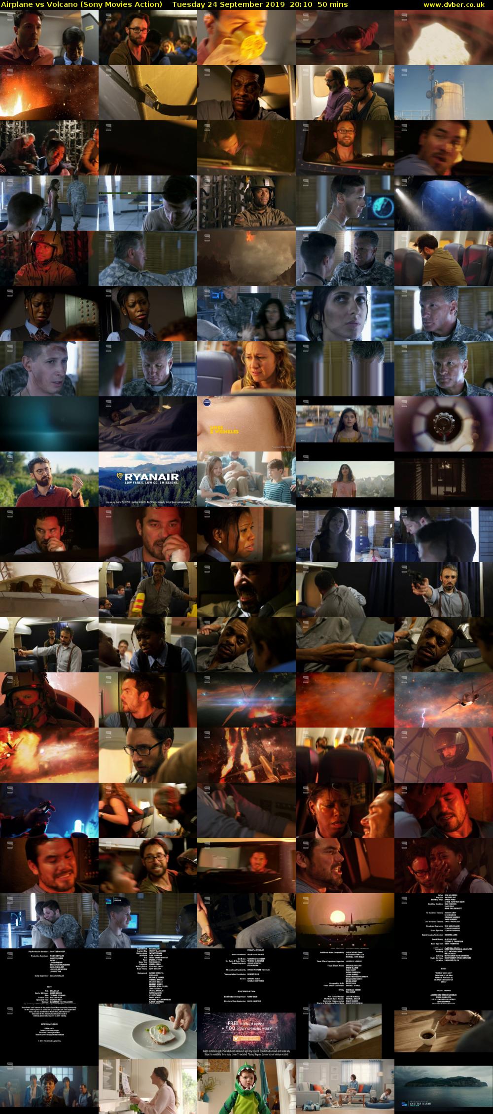 Airplane vs Volcano (Sony Movies Action) Tuesday 24 September 2019 20:10 - 21:00