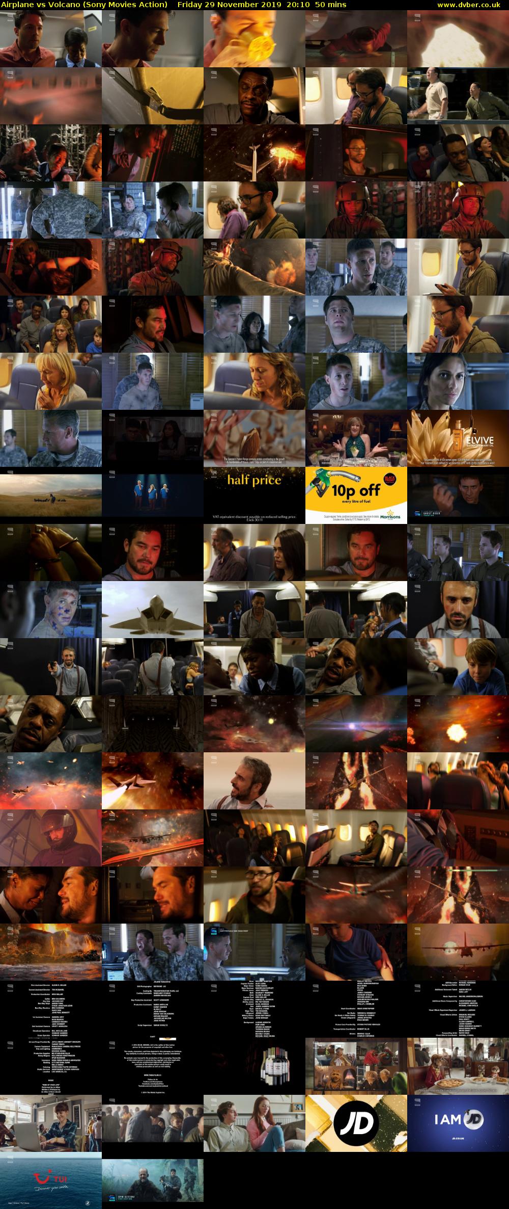 Airplane vs Volcano (Sony Movies Action) Friday 29 November 2019 20:10 - 21:00