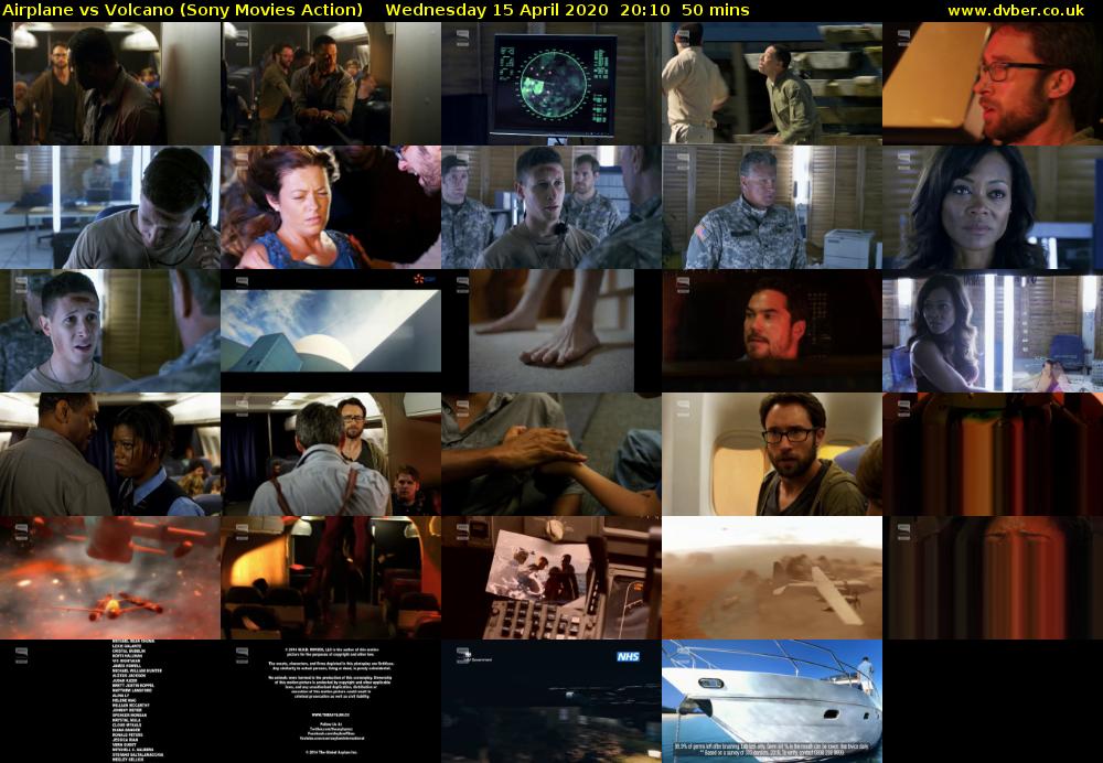 Airplane vs Volcano (Sony Movies Action) Wednesday 15 April 2020 20:10 - 21:00